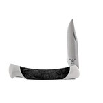 BUCK KNIVES "The 55" Marble Carbon Fiber Handle Nickel Silver