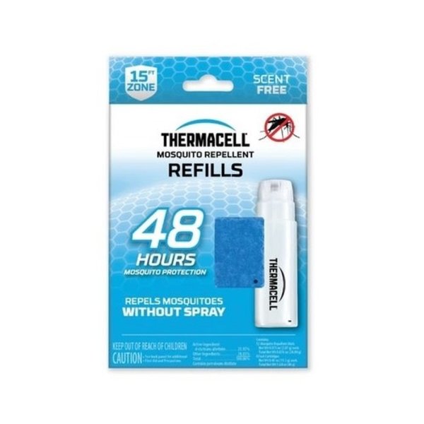 THERMACELL MOSQUITO AREA REPELLENT 48 HOUR REFILL 12 MATS/4 BUTANE CARTRIDGE