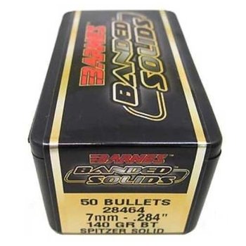 BARNES 7mm 140gr BT SPITZER SOLID 50ct