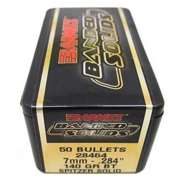 BARNES 7mm 140gr BT SPITZER SOLID 50ct