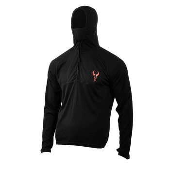 BADLANDS STEALTH MERINO HOODIE Black