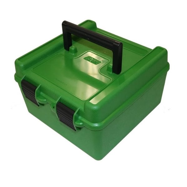 MTM DELUXE AMMO BOX 100rd HANDLE R-100 Series