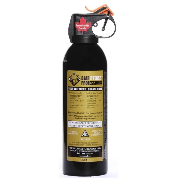 DEFENSE AEROSOLS Bear Deterrent 225g 1% Capsaicin