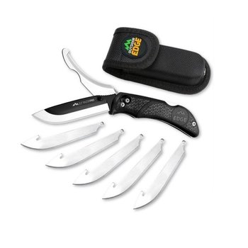 OUTDOOR EDGE 3.5" RazorPro Double Blade Hunting Knife Black