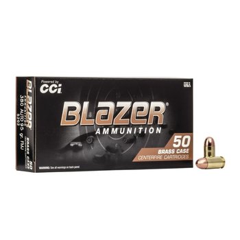 CCI 380 Auto 95gr Blazer FMJ 50ct
