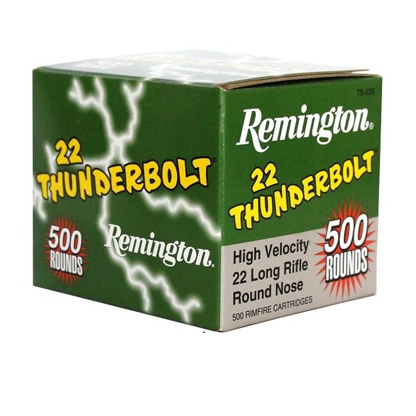 REMINGTON 22 LR THUNDERBOLT 500ct