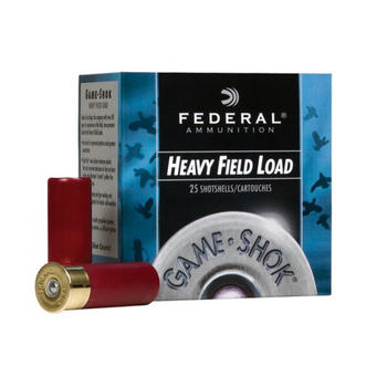 FEDERAL 20ga 2-3/4" 1oz 6 SHOT HEAVY FIELD LOAD 25ct