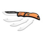 OUTDOOR EDGE 3.0" RazorLite EDC Replaceable Blade Knife Orange