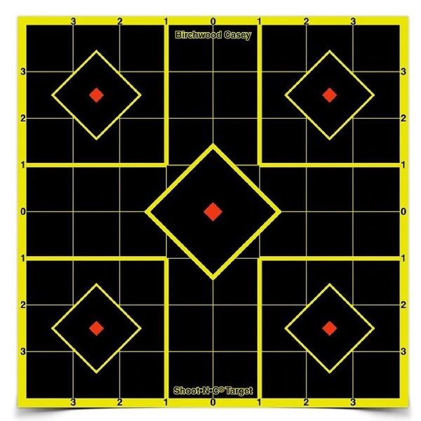 BIRCHWOOD CASEY Shoot-N-C 8" Sight-In 6pk