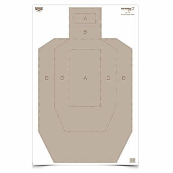 BIRCHWOOD CASEY Eze-Scorer 23 x 35 IPSC Practice Target 3pk