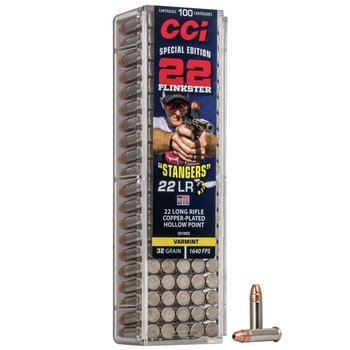 CCI 22 LR 32gr STANGERS COPPER-PLATED HP 100ct
