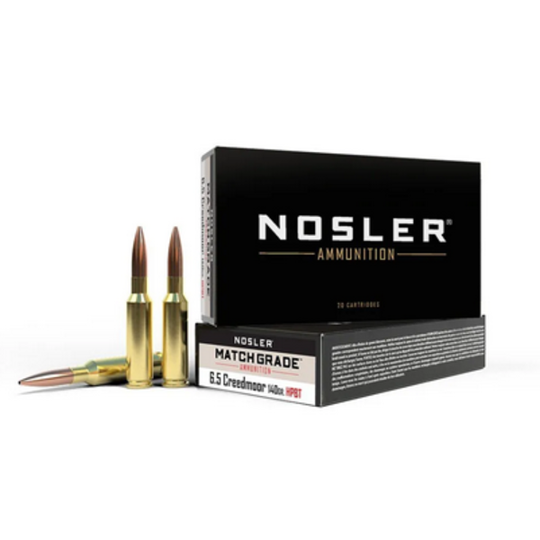 NOSLER 6.5 Creedmoor 140gr Custom Competition Match Grade 20ct