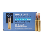 PPU 6.5x52 Carcano 139gr FMJ BT 20ct