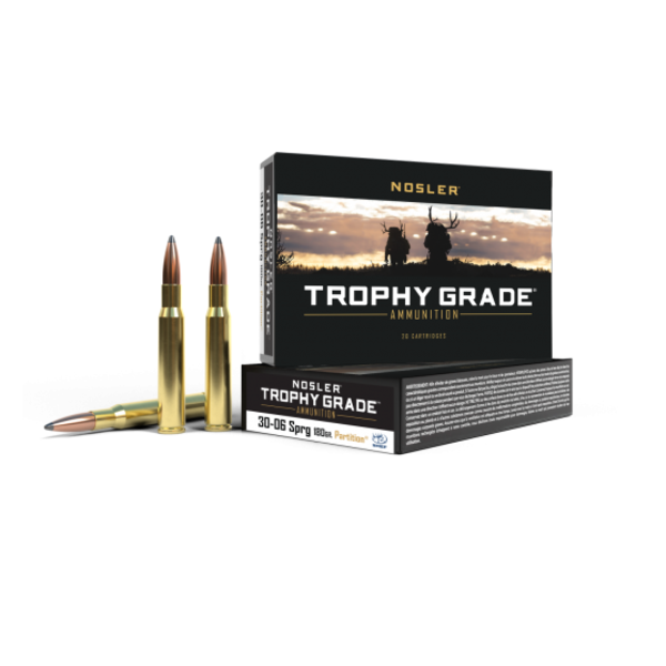 NOSLER 30-06 SPRG 180gr PARTITION TROPHY GRADE 20ct