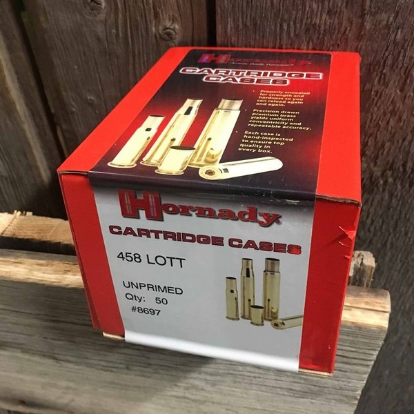 HORNADY UNPRIMED RIFLE CARTRIDGE CASES 50ct