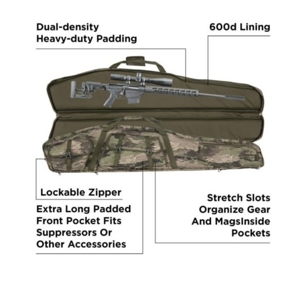 ALLEN Tac-Six 55" Velocity Rifle Case Olive/A-TACS iX