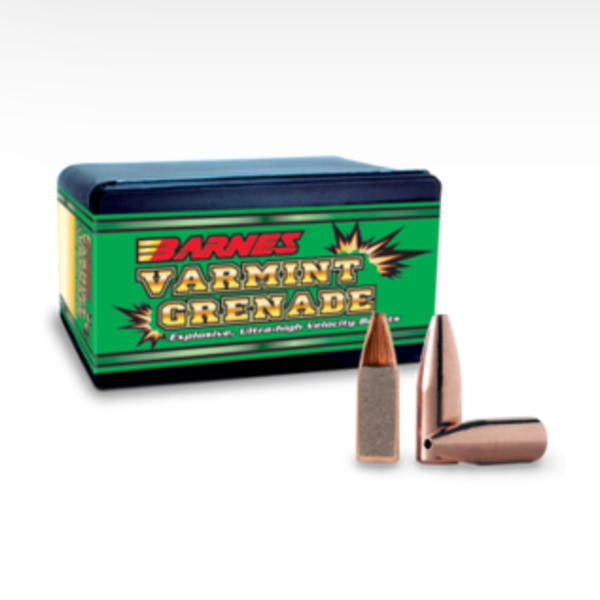 BARNES BULLETS VARMINT GRENADE HP FB