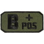 FOX OUTDOOR Medical B Pos ( + ) Patch 2.5"x 1.25"