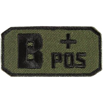FOX OUTDOOR Patch Medical B Pos ( + ) 2.5"x 1.25"