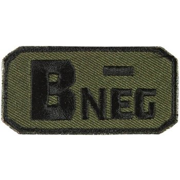 FOX OUTDOOR Patch Medical B Neg ( - ) 2.5"x 1.25"
