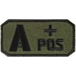 FOX OUTDOOR Patch Medical A Pos ( + ) 2.5"x 1.25"