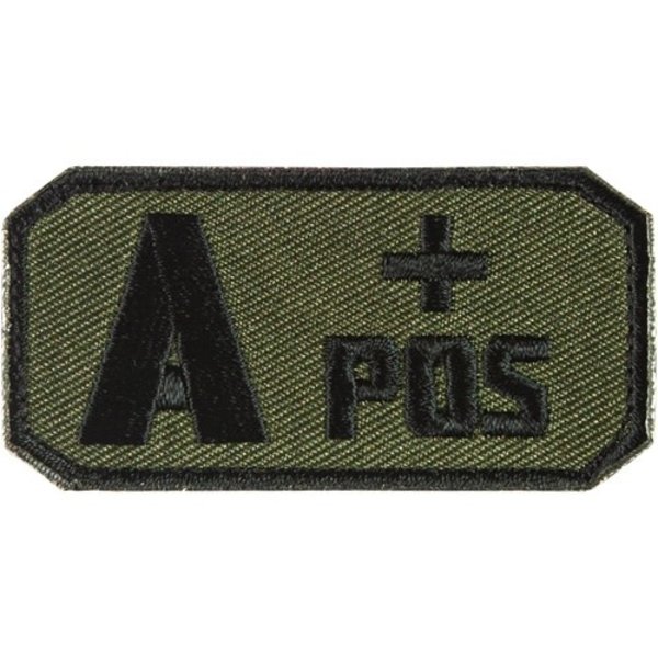 FOX OUTDOOR Patch Medical A Pos ( + ) 2.5"x 1.25"