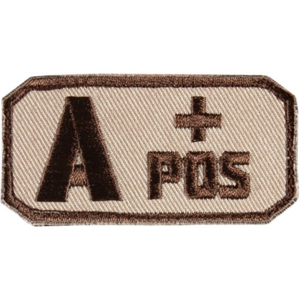 FOX OUTDOOR Medical A Pos ( + ) Patch  2.5"x 1.25"