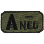 FOX OUTDOOR Patch Medical A Neg ( - ) 2.5"x 1.25"
