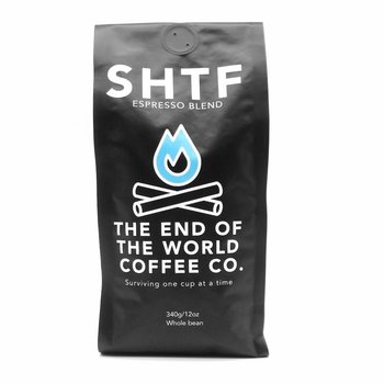 End of The World Coffee S.H.T.F. Espresso Blend Whole Bean 12oz