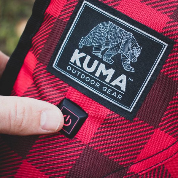 KUMA OUTDOOR GEAR LAZY BEAR HEATED CHAIR w/PowerBank & Bluetooth