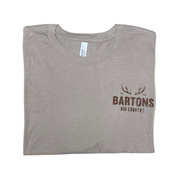 T-SHIRT Small Logo Tan Triblend/Brown