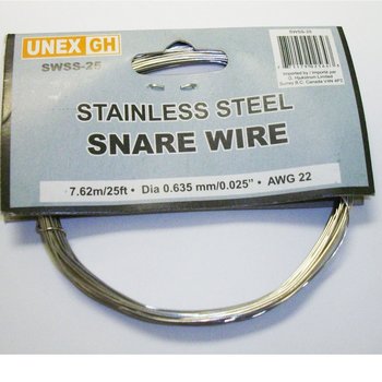 G HJUKSTROM SNARE WIRE STAINLESS 7.62M x 25FT