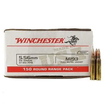 WINCHESTER 5.56mm 55gr FMJ 150ct