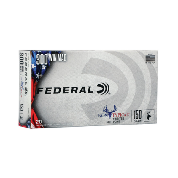 FEDERAL 300 WIN MAG 150gr NON-TYPICAL WHITETAIL SP 20ct