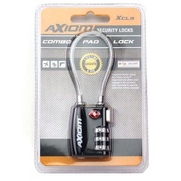 AXIOM COMBO PAD CABLE LOCK KEYPORT