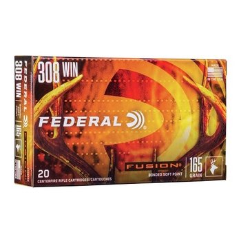 FEDERAL 308 Win 165gr Fusion SP 20ct — Bartons Big Country
