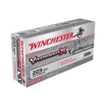 WINCHESTER VARMINT X 223 REM 40gr POLY TIPPED 20ct