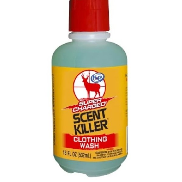 WILDLIFE RESEARCH Super Charged Scent Killer Liquid Clothing Detergent 18oz
