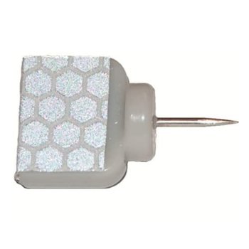 HME Reflective Wing Tacks White 25 pack