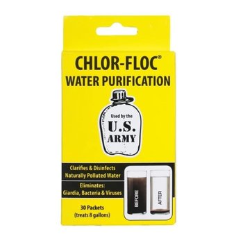 FOX OUTDOOR CHLOR-FLOC WATER PURIFICATION