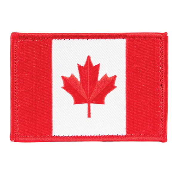 FOX OUTDOOR Patch Canada Flag 3.5"x 2.5"