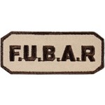 FOX OUTDOOR Patch F.U.B.A.R 3"x 1.25"