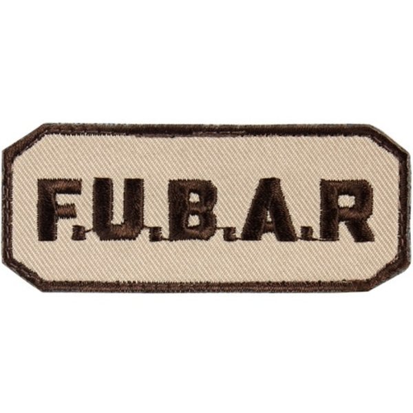 FOX OUTDOOR Patch F.U.B.A.R 3"x 1.25"