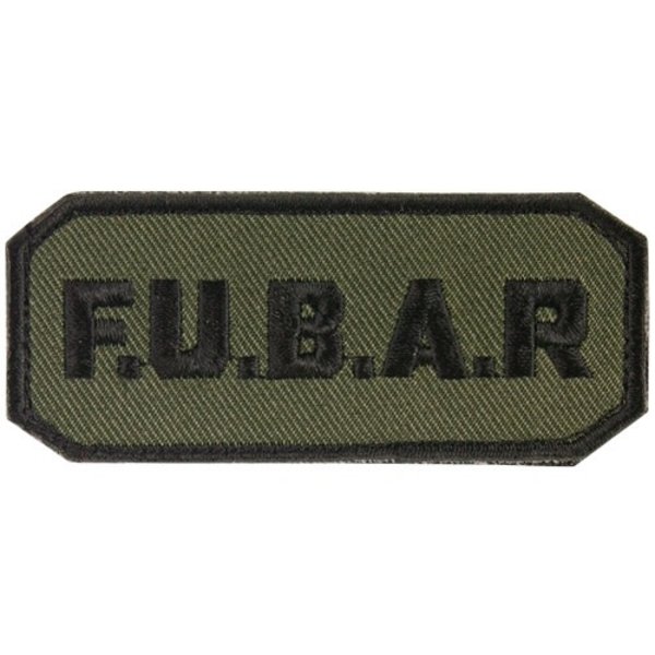 FOX OUTDOOR Patch F.U.B.A.R 3"x 1.25"