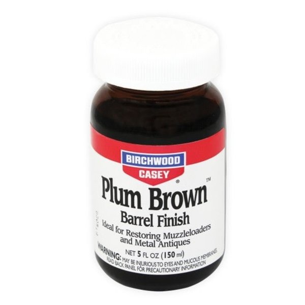 BIRCHWOOD CASEY Plum Brown Barrel Finish 5 oz. Bottle