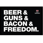 TEKMAT BEER & GUNS & BACON & FREEDOM BENCH GUN CLEANING MAT