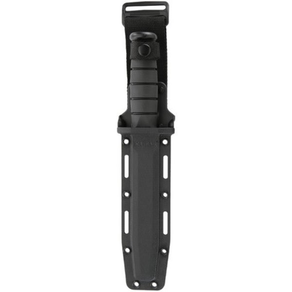 KA-BAR KA-BAR Full Size Serrated w/Plastic MOLLE Sheath Black