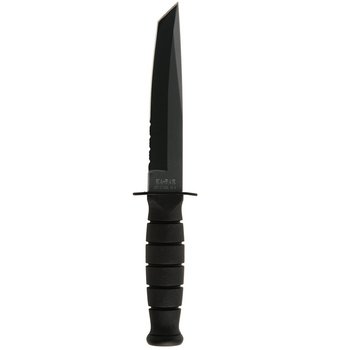 KA-BAR SHORT BLACK TANTO SERRATED