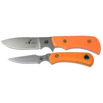 KNIVES OF ALASKA Trekker Series Elk Hunter/Cub Bear Combo Orange