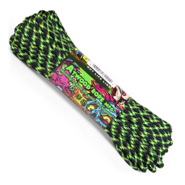 ATWOOD ROPE 550 100' ZOMBIE PARACORD